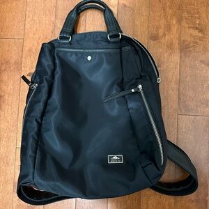 Roots 73 Black Nylon Backpack